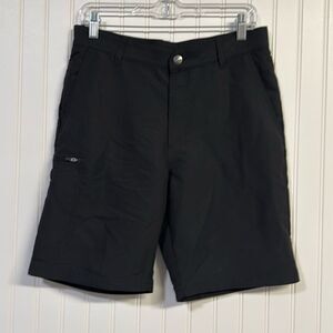 NWT Adidas Men's Woven Cargo Shorts Black Size 30